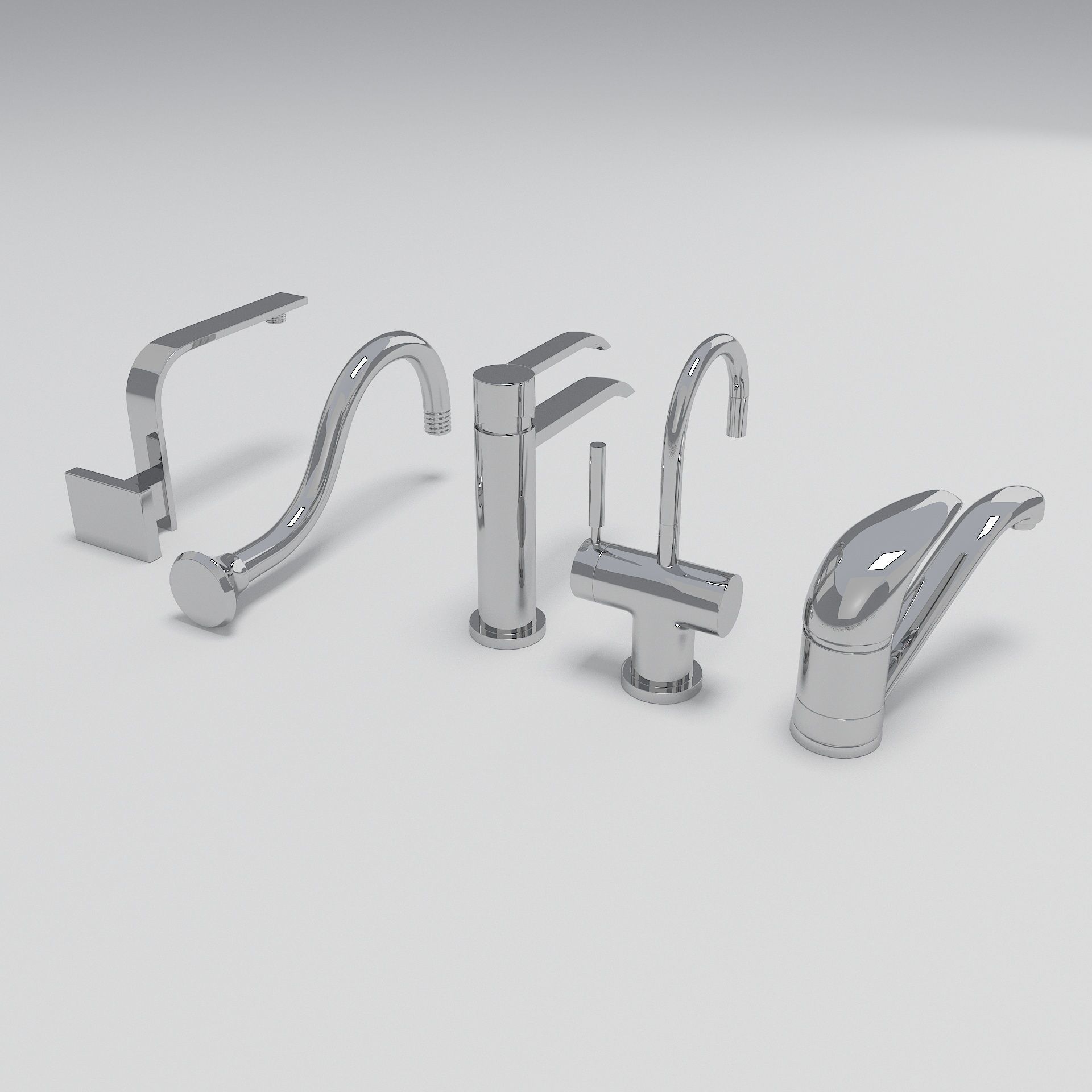 water tap 3D model_1