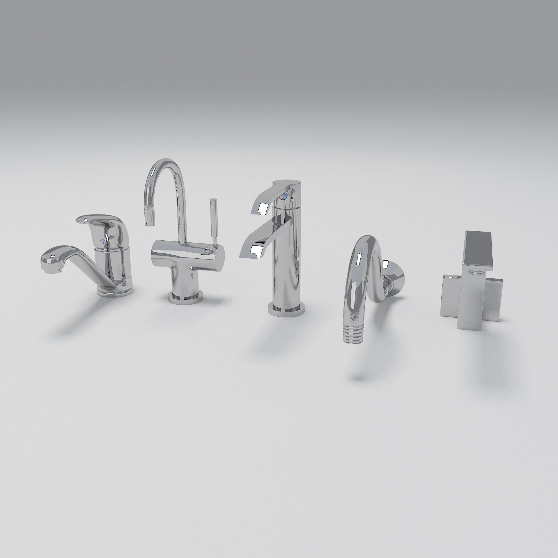 water tap 3D model_3