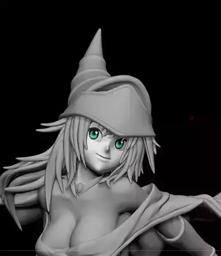 Dark Magician Girl - Yugioh for 3D printing 3D print model