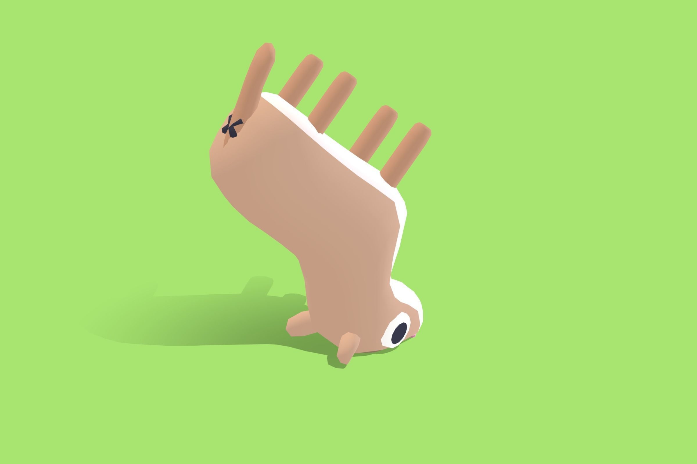 Cougar - Quirky Series Low-poly 3D model_5