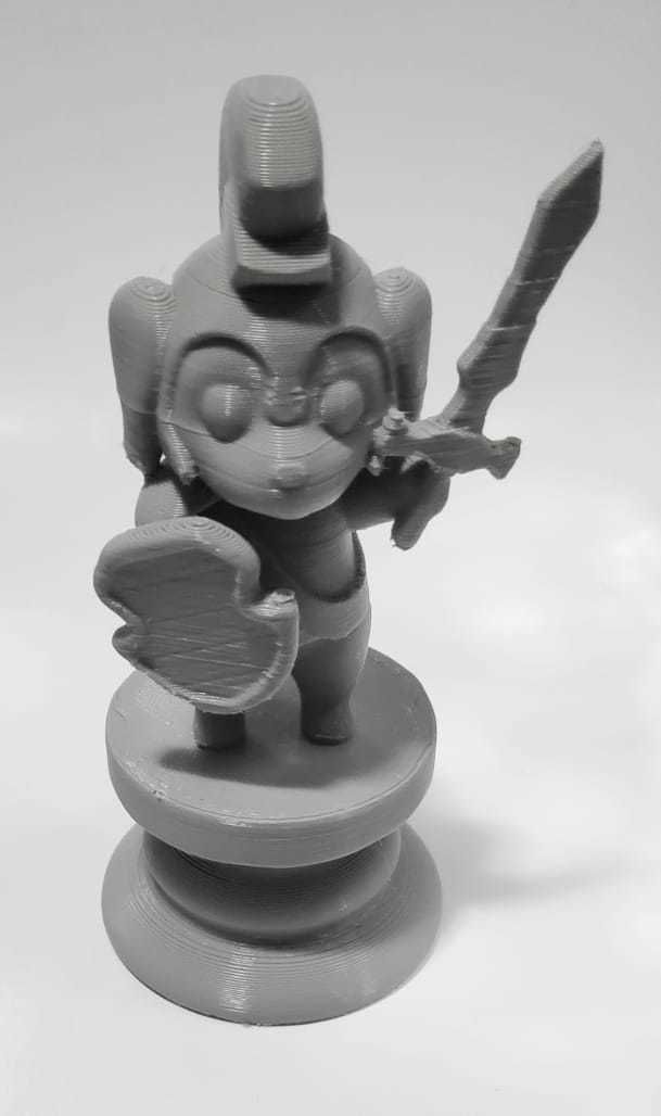 Dog Chess Piece - Pawn 3D print model_8