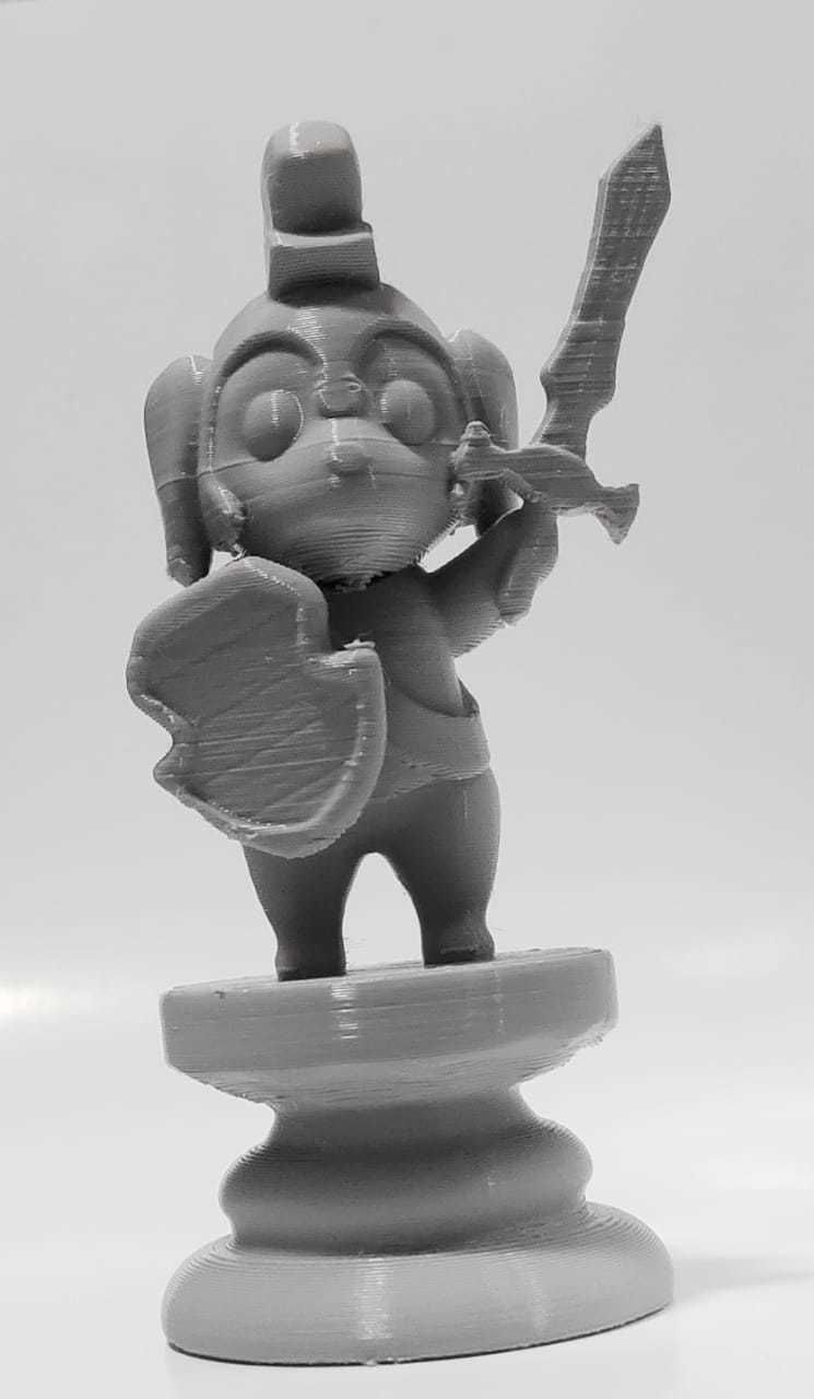 Dog Chess Piece - Pawn 3D print model_4