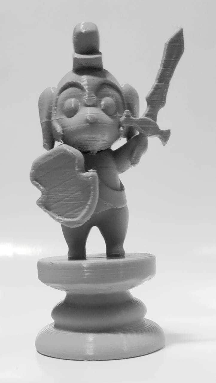 Dog Chess Piece - Pawn 3D print model_9