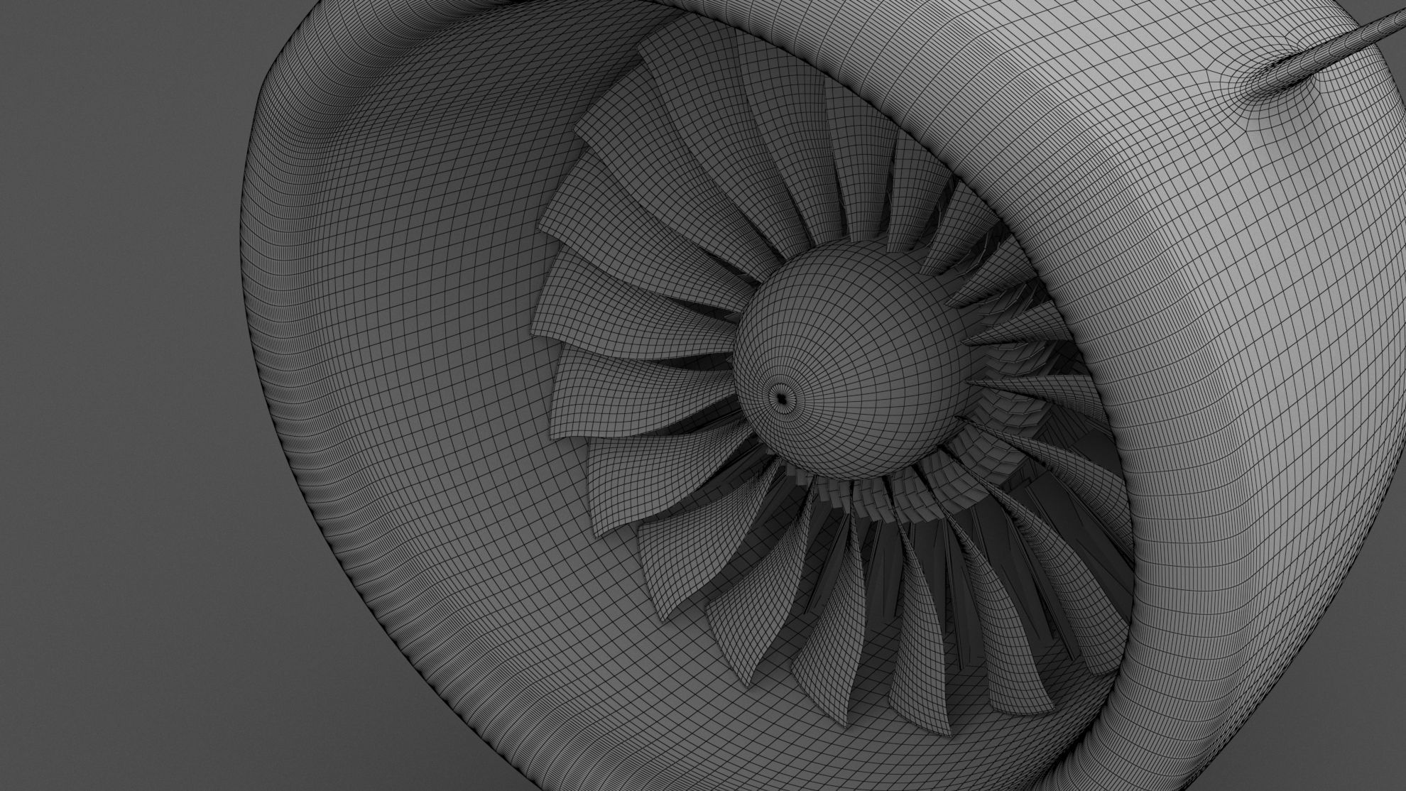 Jet Engine 3D model_9