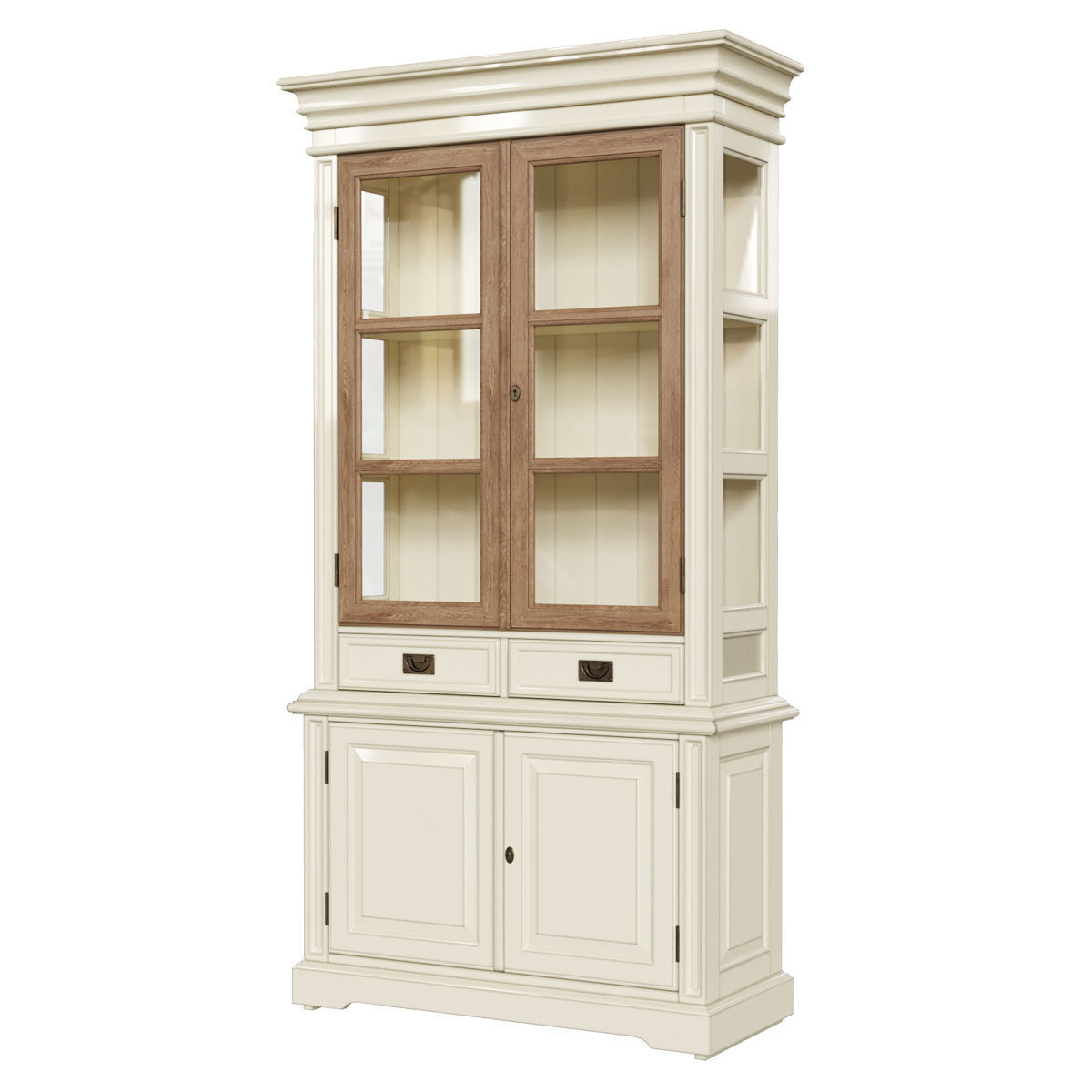 Lehome Keywest Oak Bookcase L045 3D model_2