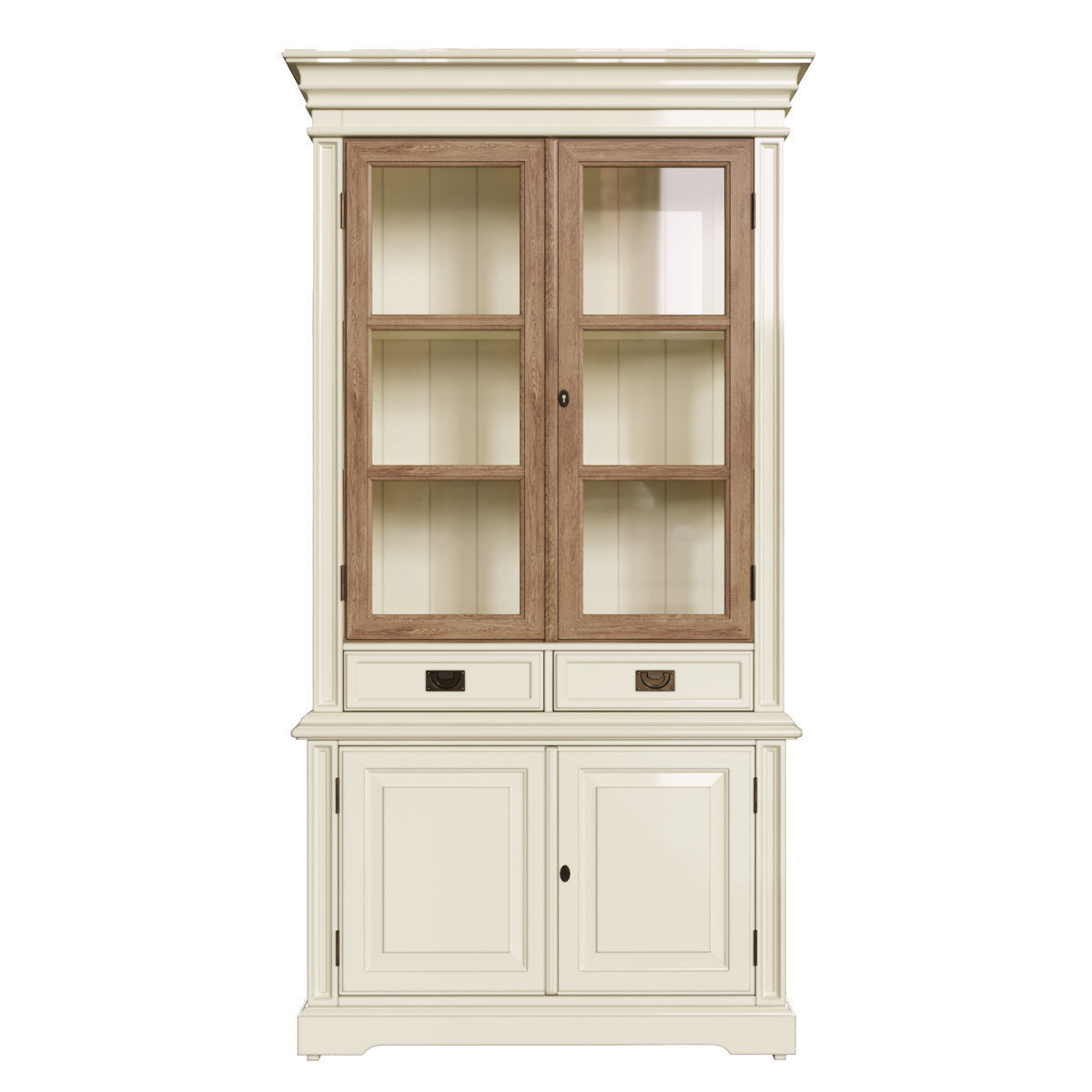 Lehome Keywest Oak Bookcase L045 3D model_1