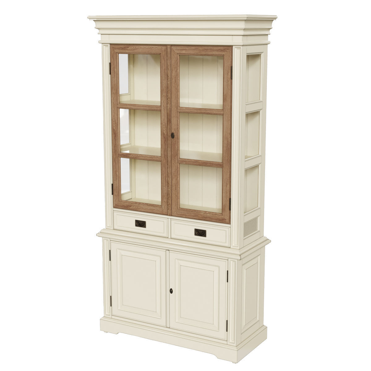 Lehome Keywest Oak Bookcase L045 3D model_3