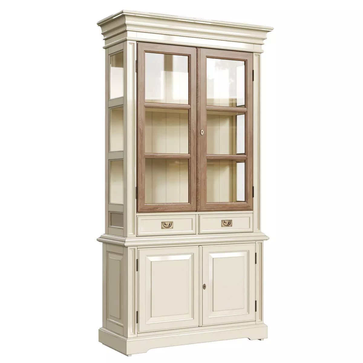 Lehome Keywest Oak Bookcase L045 3D model_0