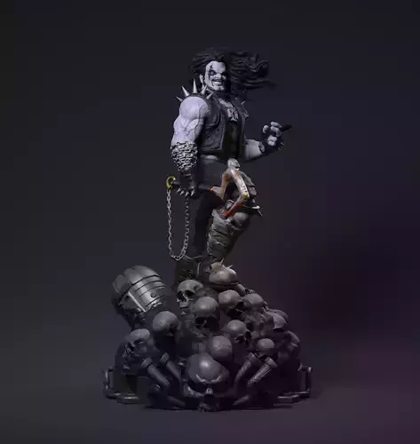 Lobo DC -2 heads and 2 hands swappable 3D print model