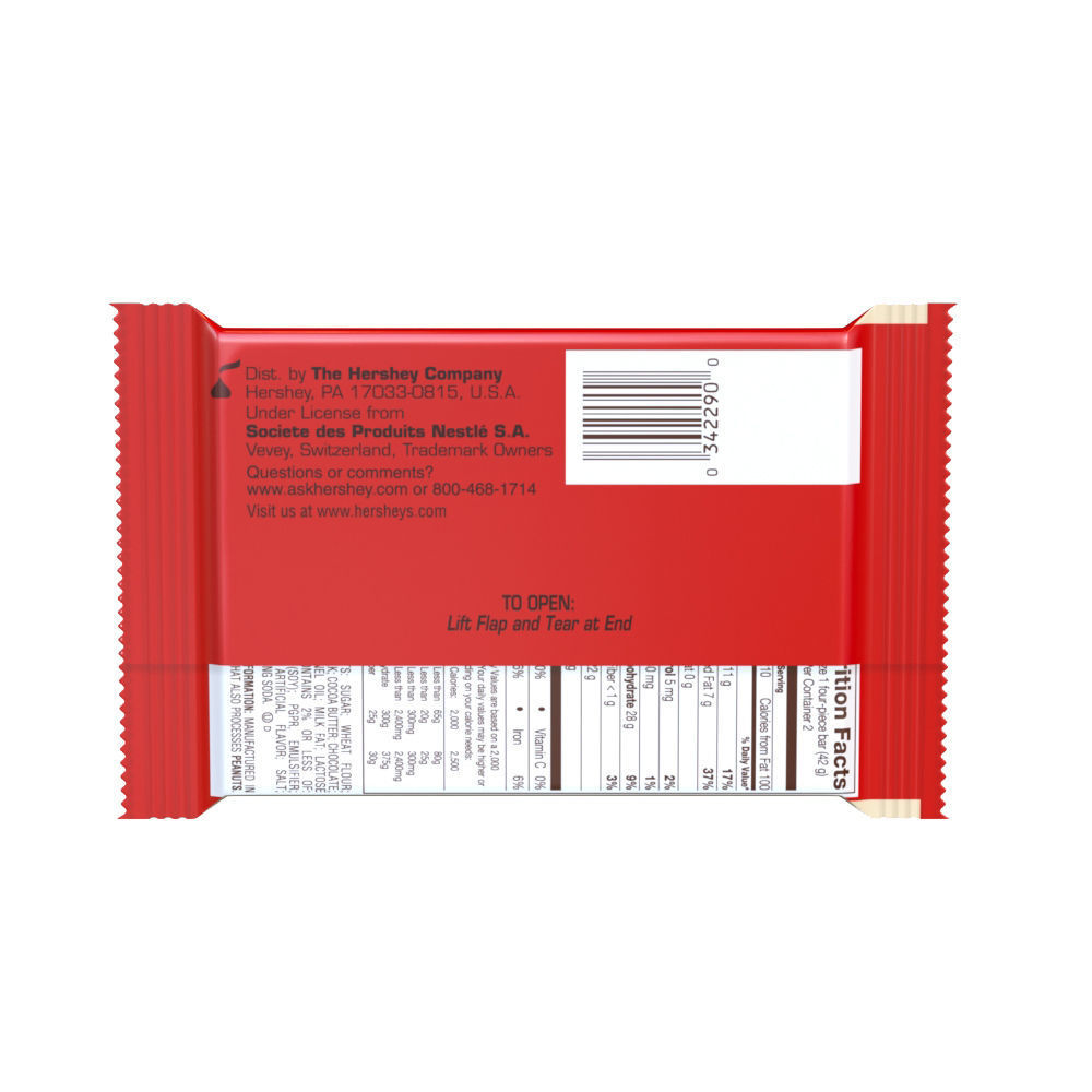 Kit Kat Pack Chocolate Bars 3D model_5