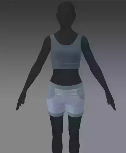 Women clothing shorts and T-shirt