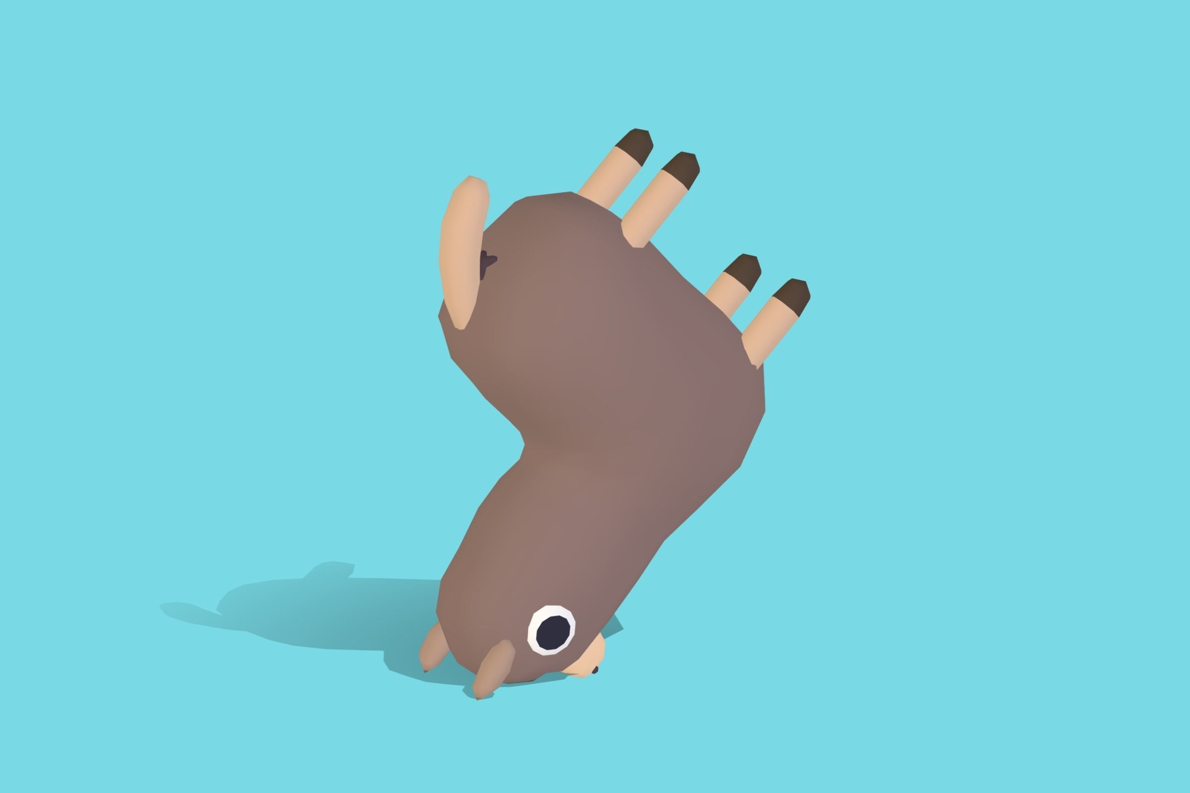 Alpaca - Quirky Series Low-poly 3D model_5