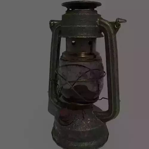 lowpoly lamp old lantern
