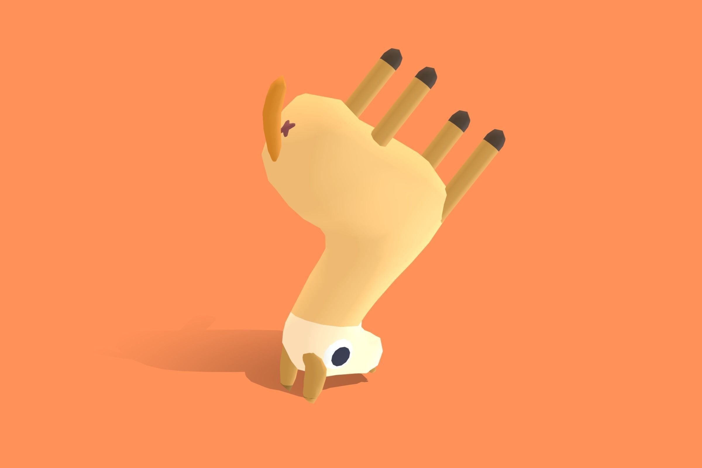Llama - Quirky Series Low-poly 3D model_5