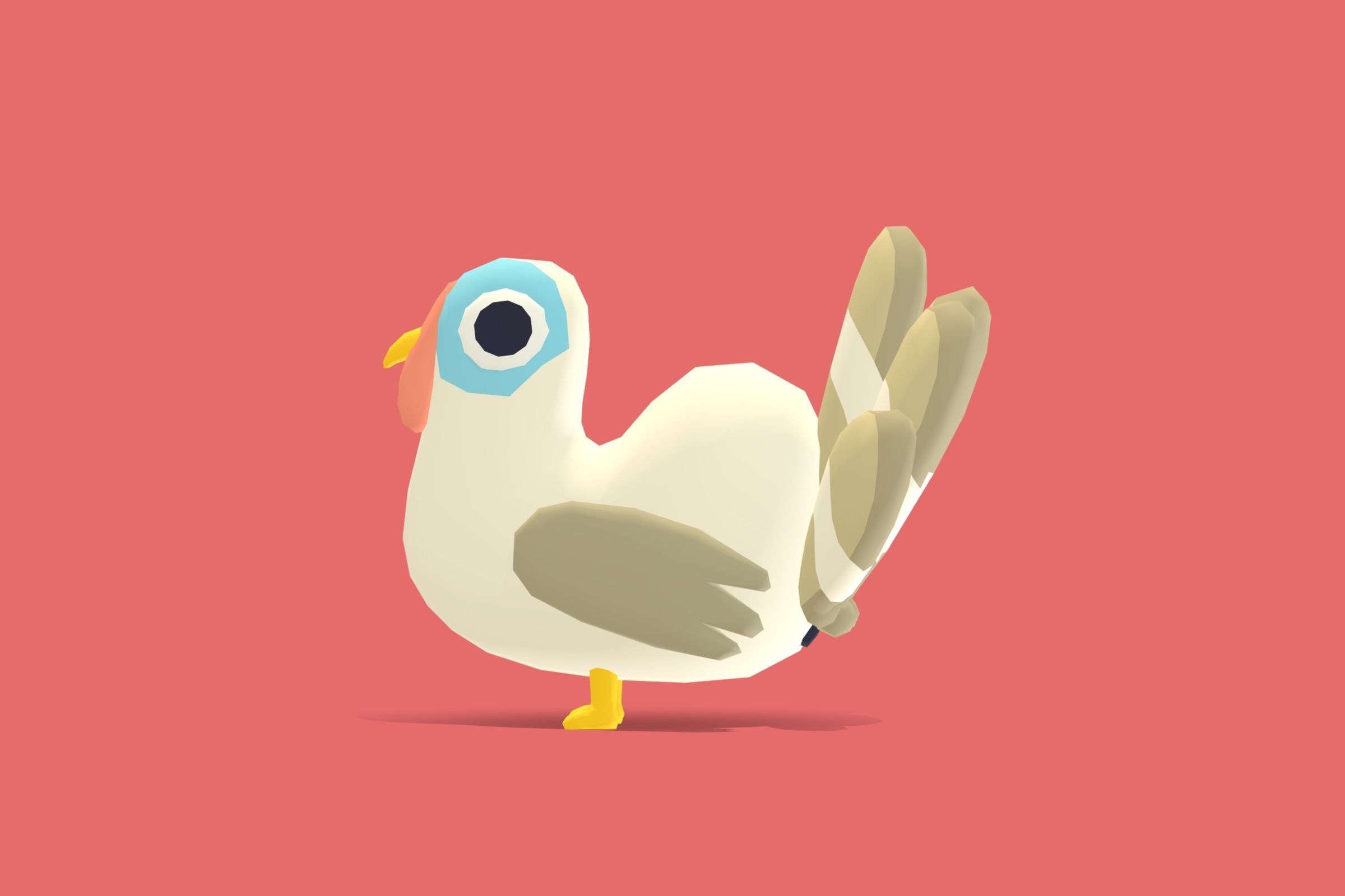 Turkey - Quirky Series Low-poly 3D model_2