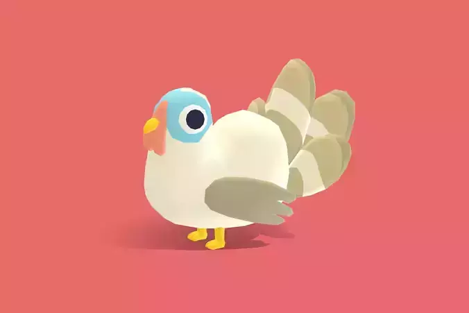 Turkey - Quirky Series Low-poly 3D model
