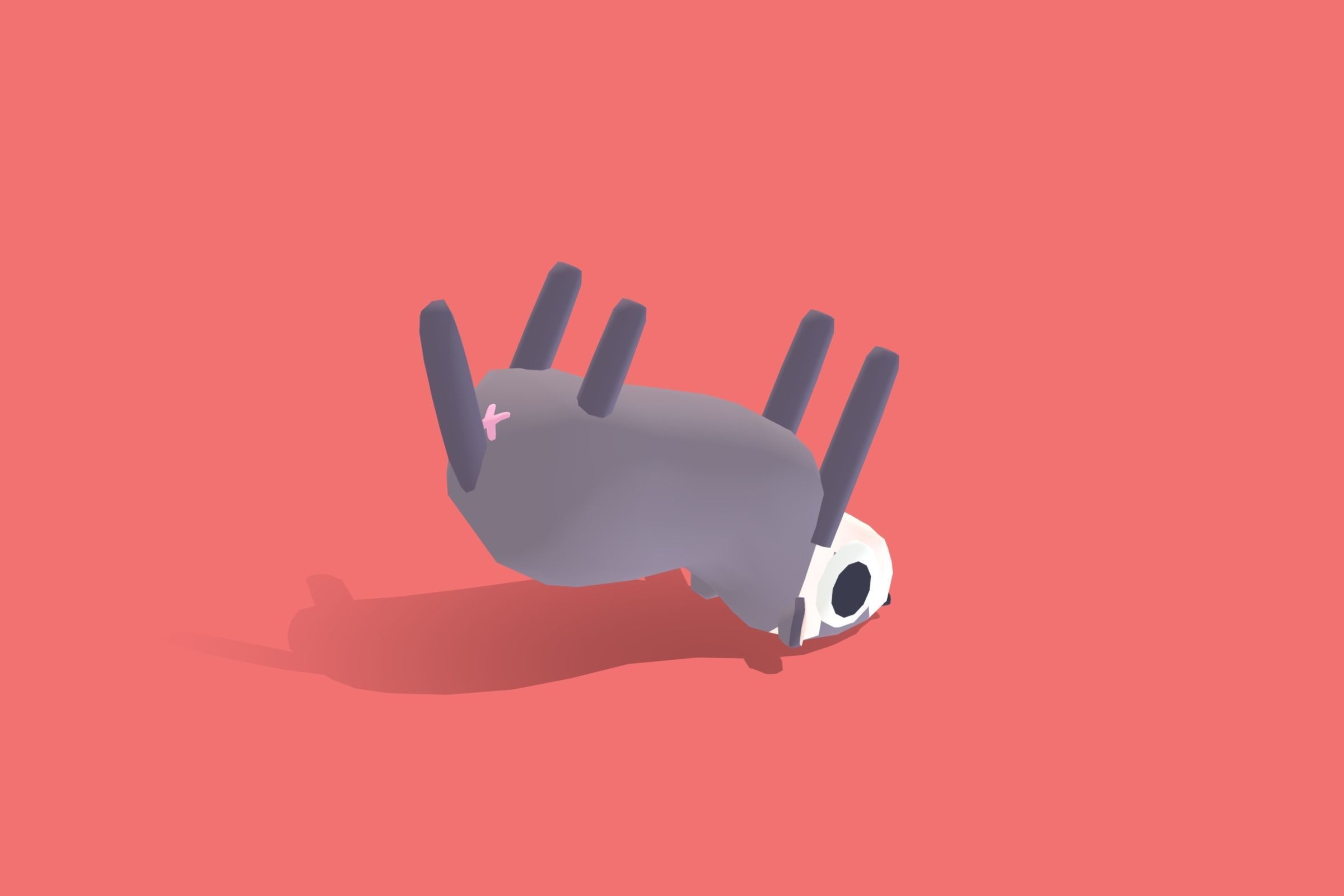 Ferret - Quirky Series Low-poly 3D model_6