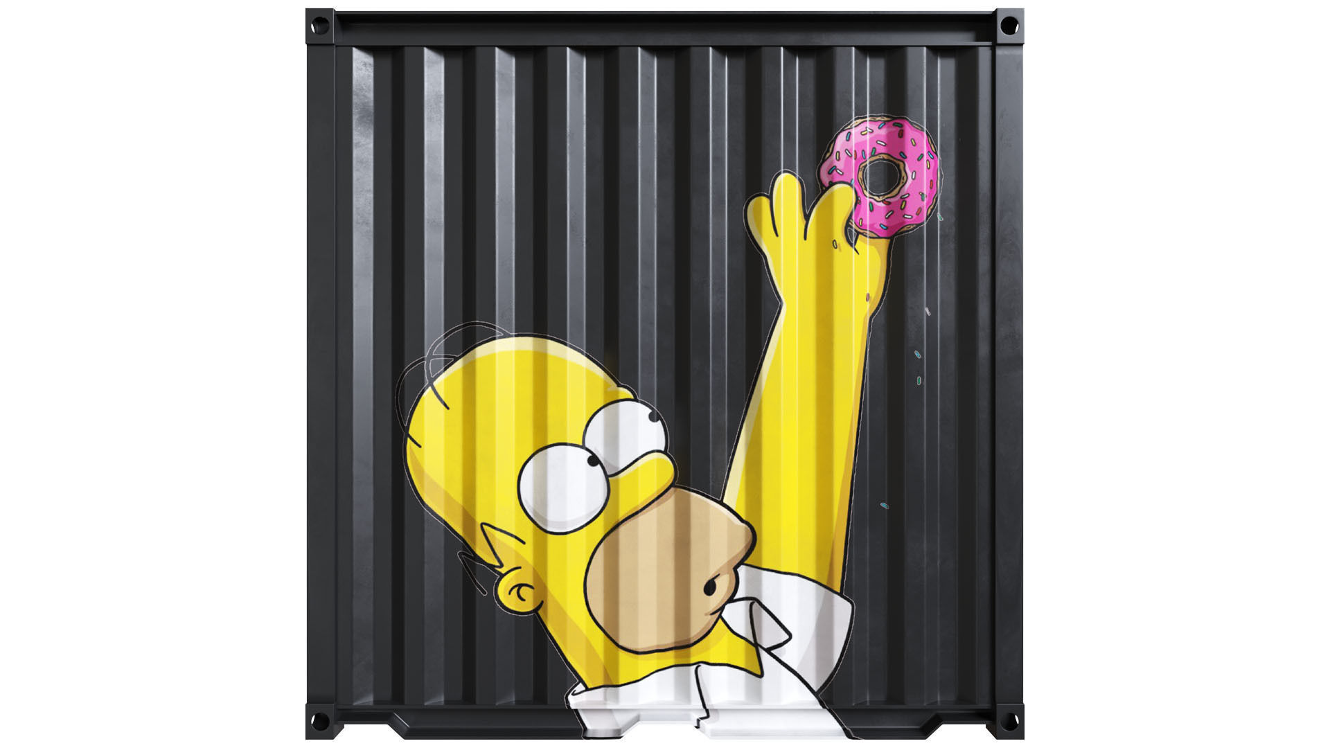 Coffee Shop Container 3D model_5