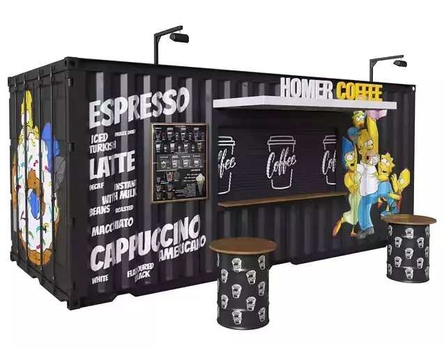 Coffee Shop Container