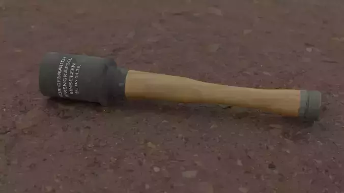 German Stick Grenade 
