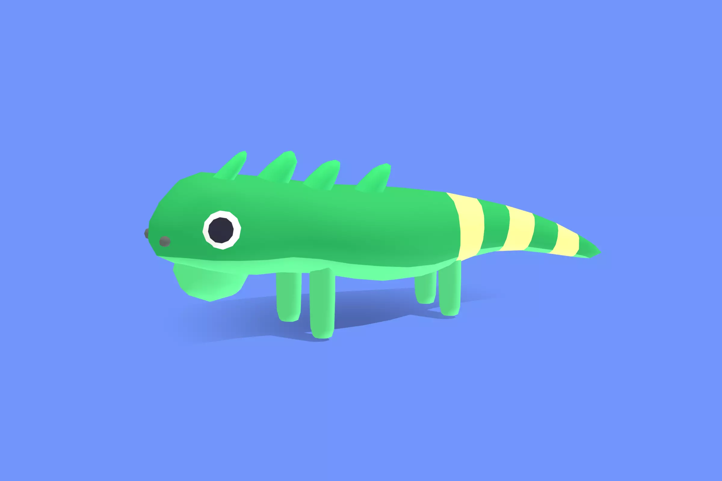 Iguana - Quirky Series Low-poly 3D model_0