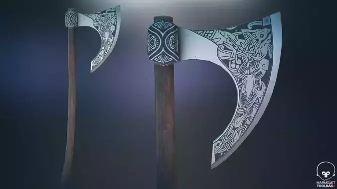 Scandinavian Battle Axe