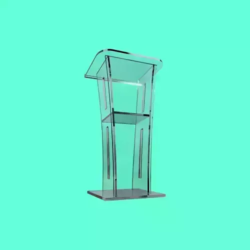 Long Glass Pulpit