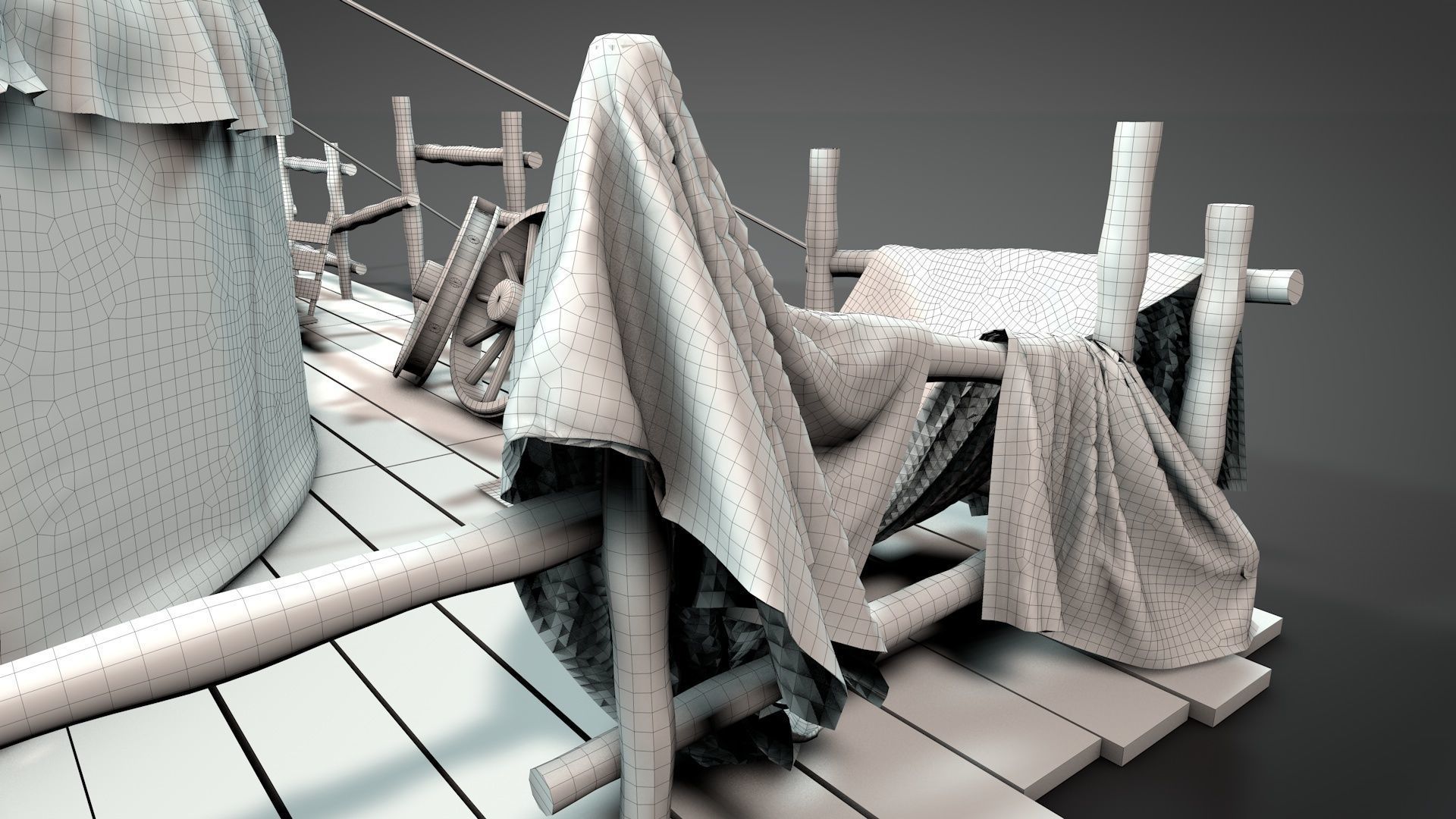 Traditional Turkish Tent 3D model_27