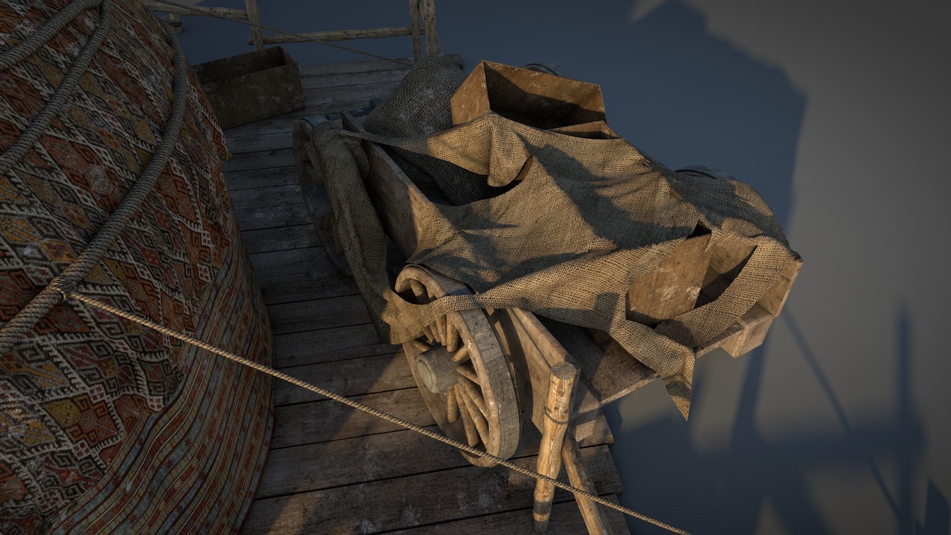 Traditional Turkish Tent 3D model_9