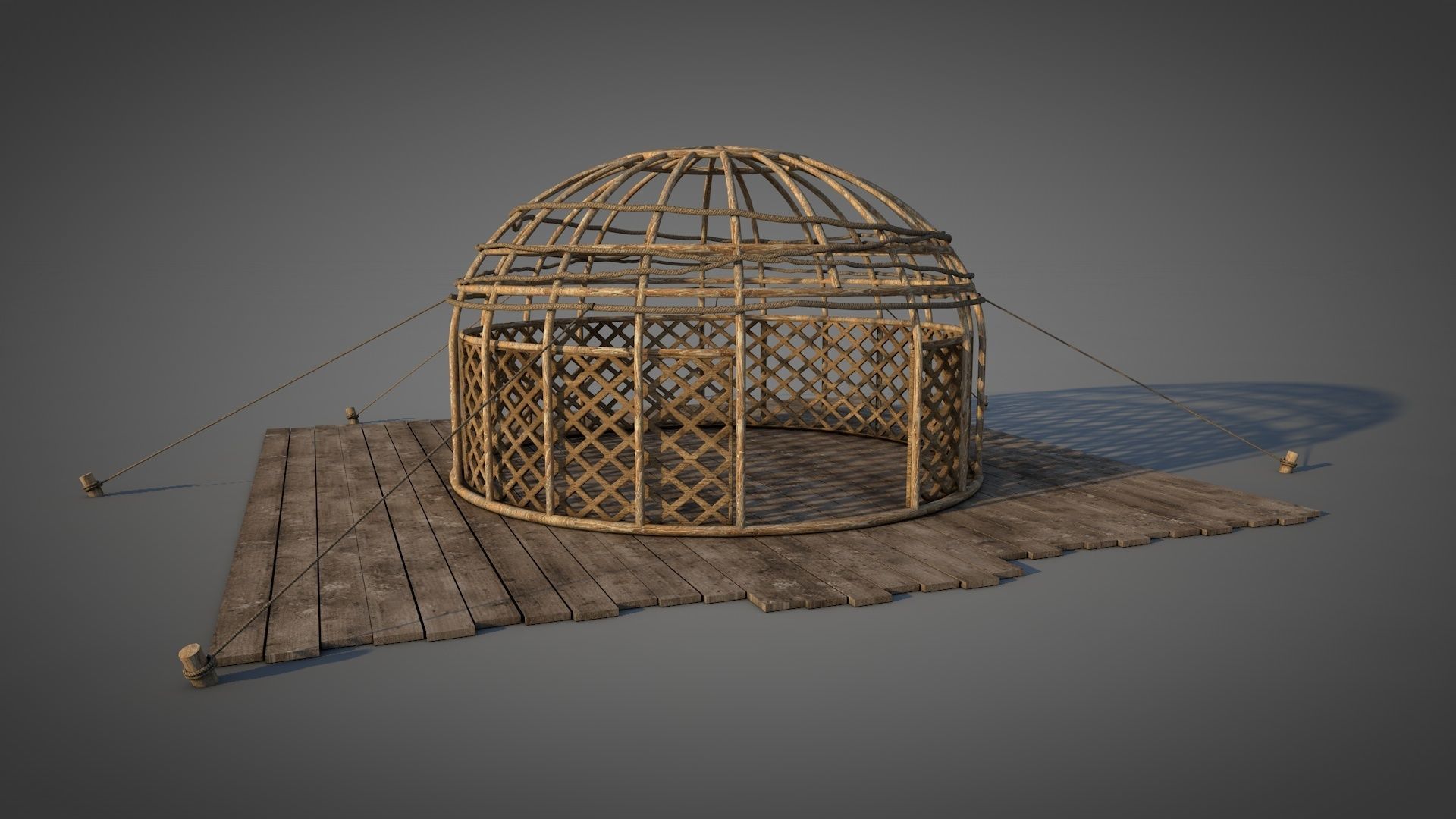 Traditional Turkish Tent 3D model_18