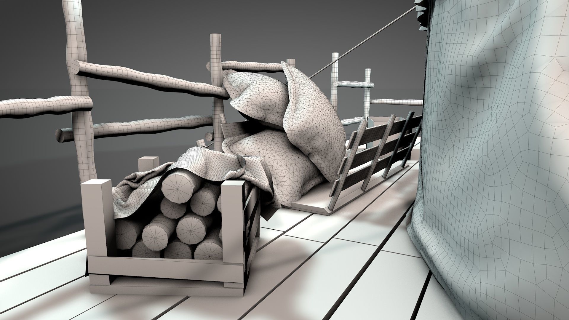 Traditional Turkish Tent 3D model_23