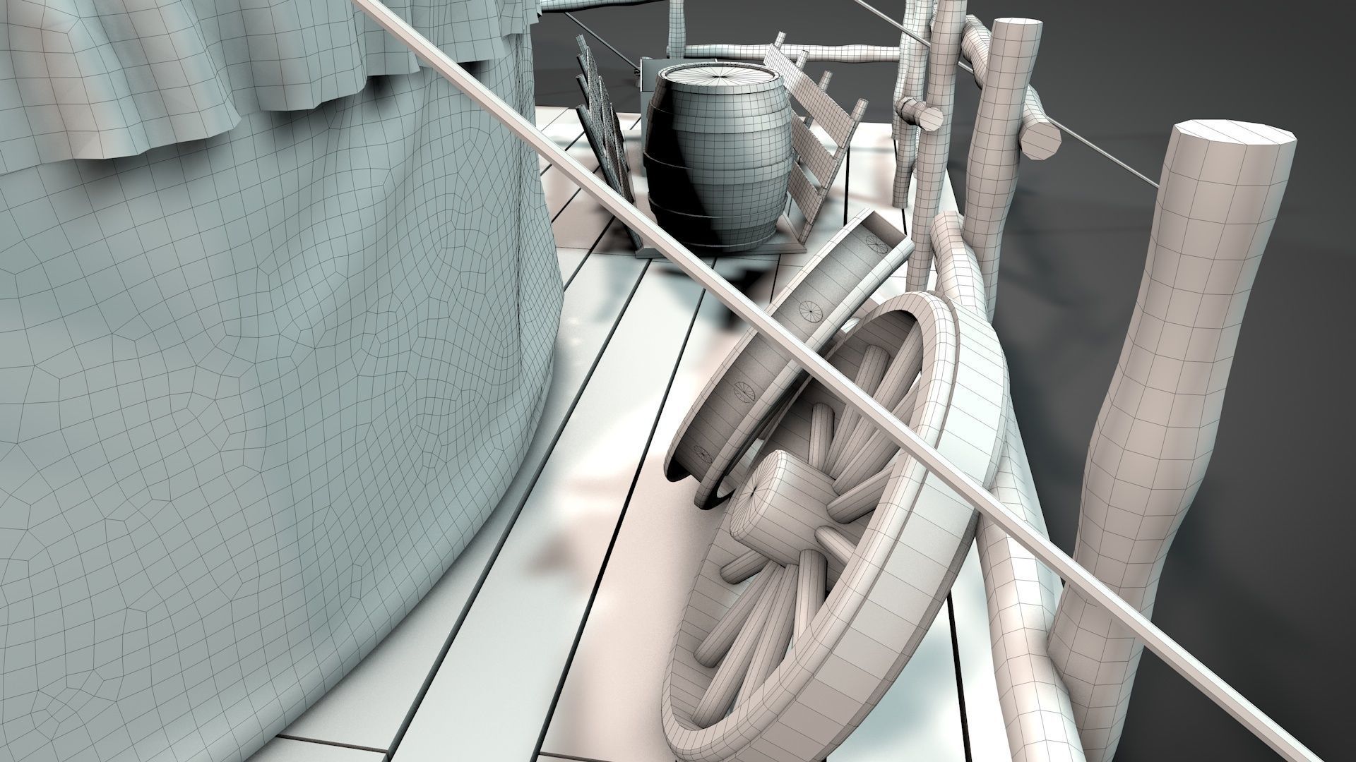 Traditional Turkish Tent 3D model_26