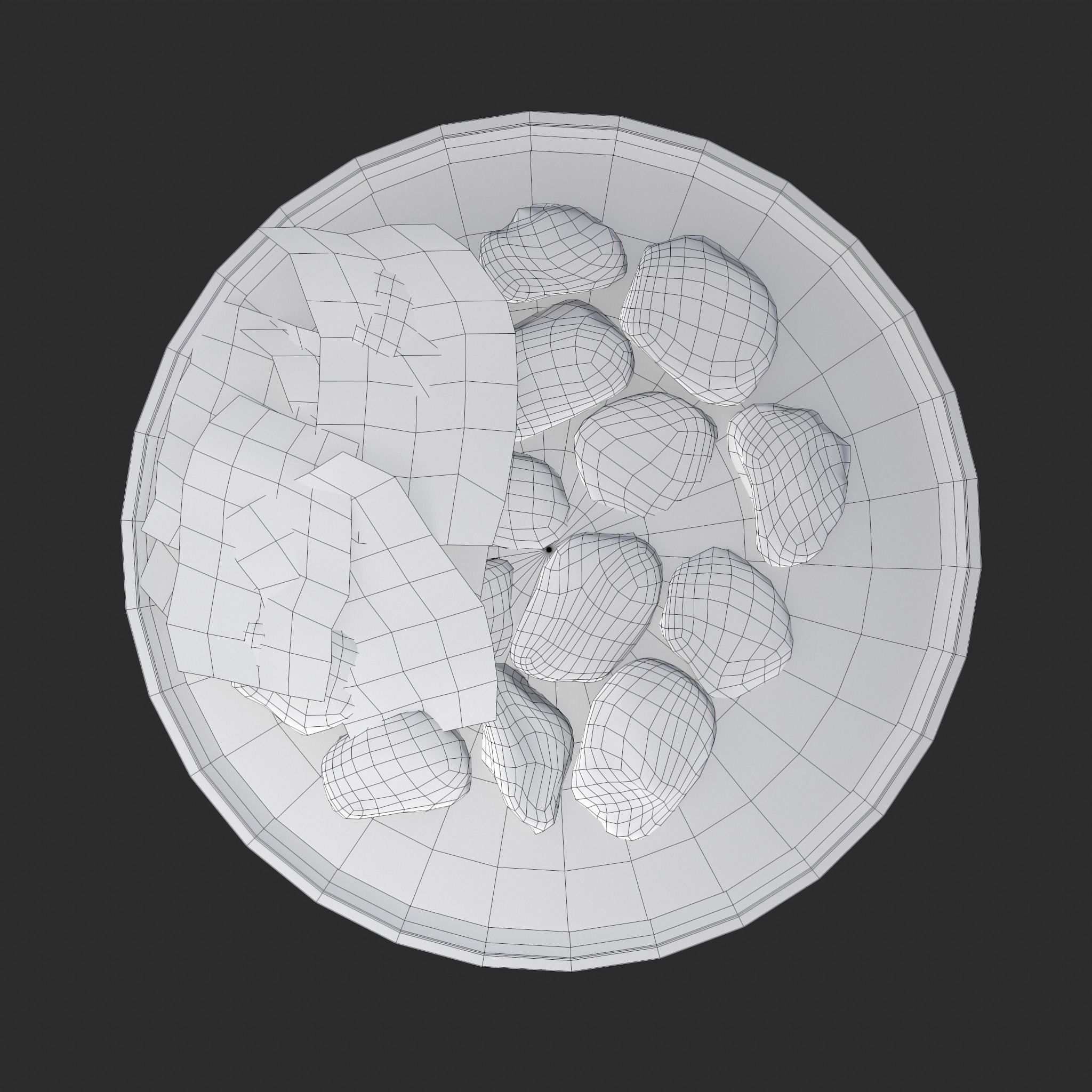 Medieval Style Beef Soup  Low-poly 3D model_52