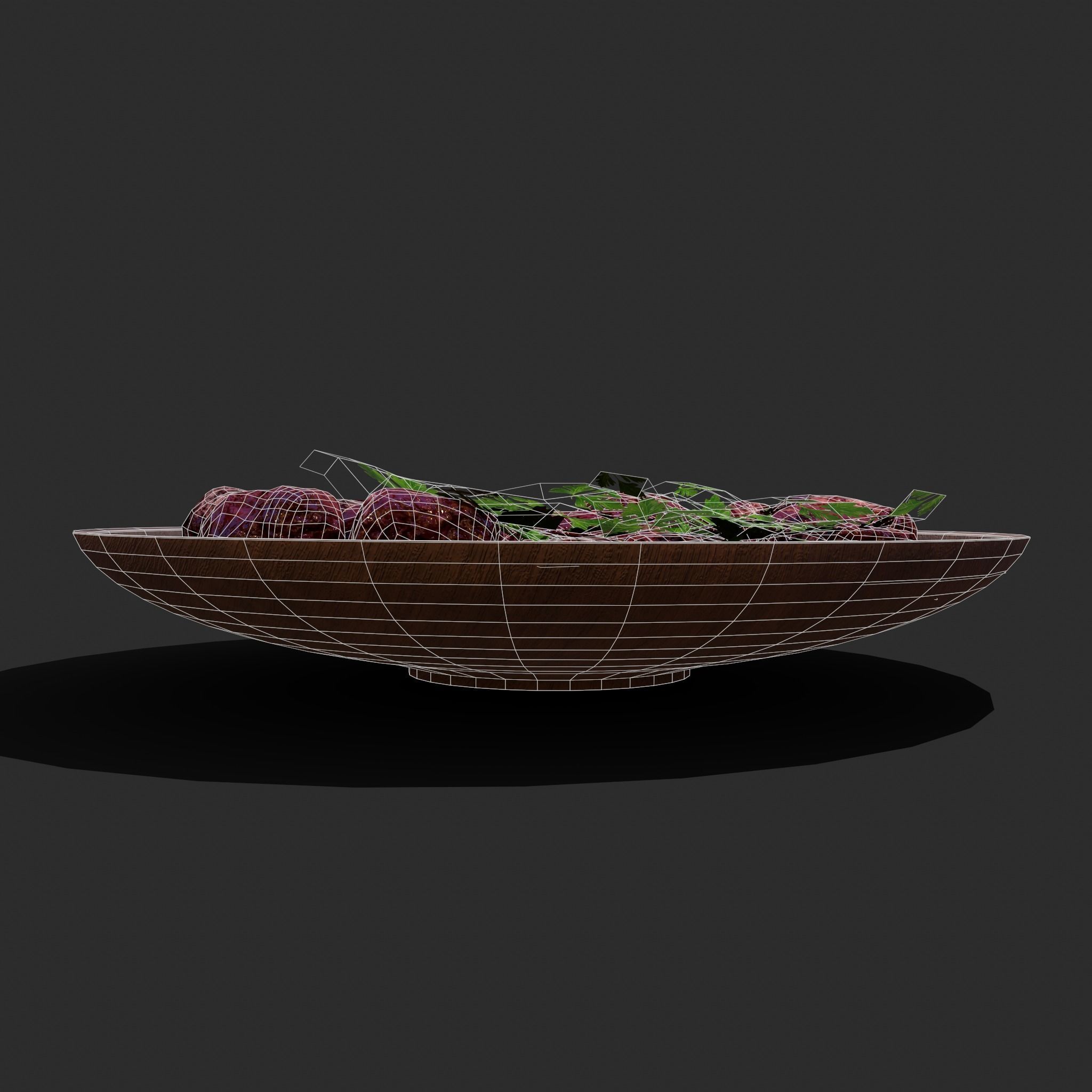 Medieval Style Beef Soup  Low-poly 3D model_41