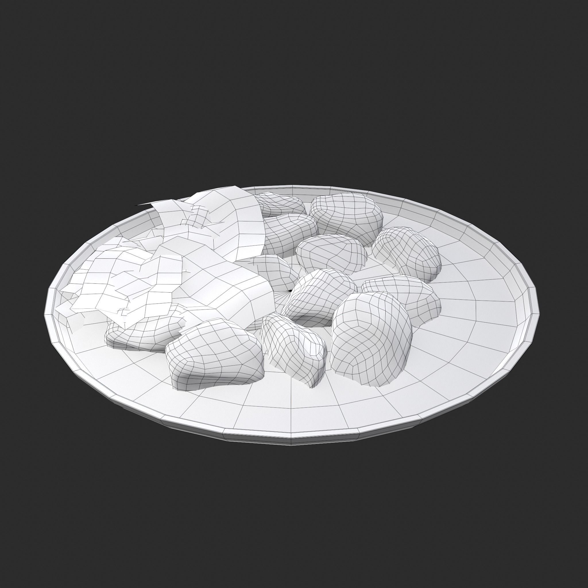 Medieval Style Beef Soup  Low-poly 3D model_51