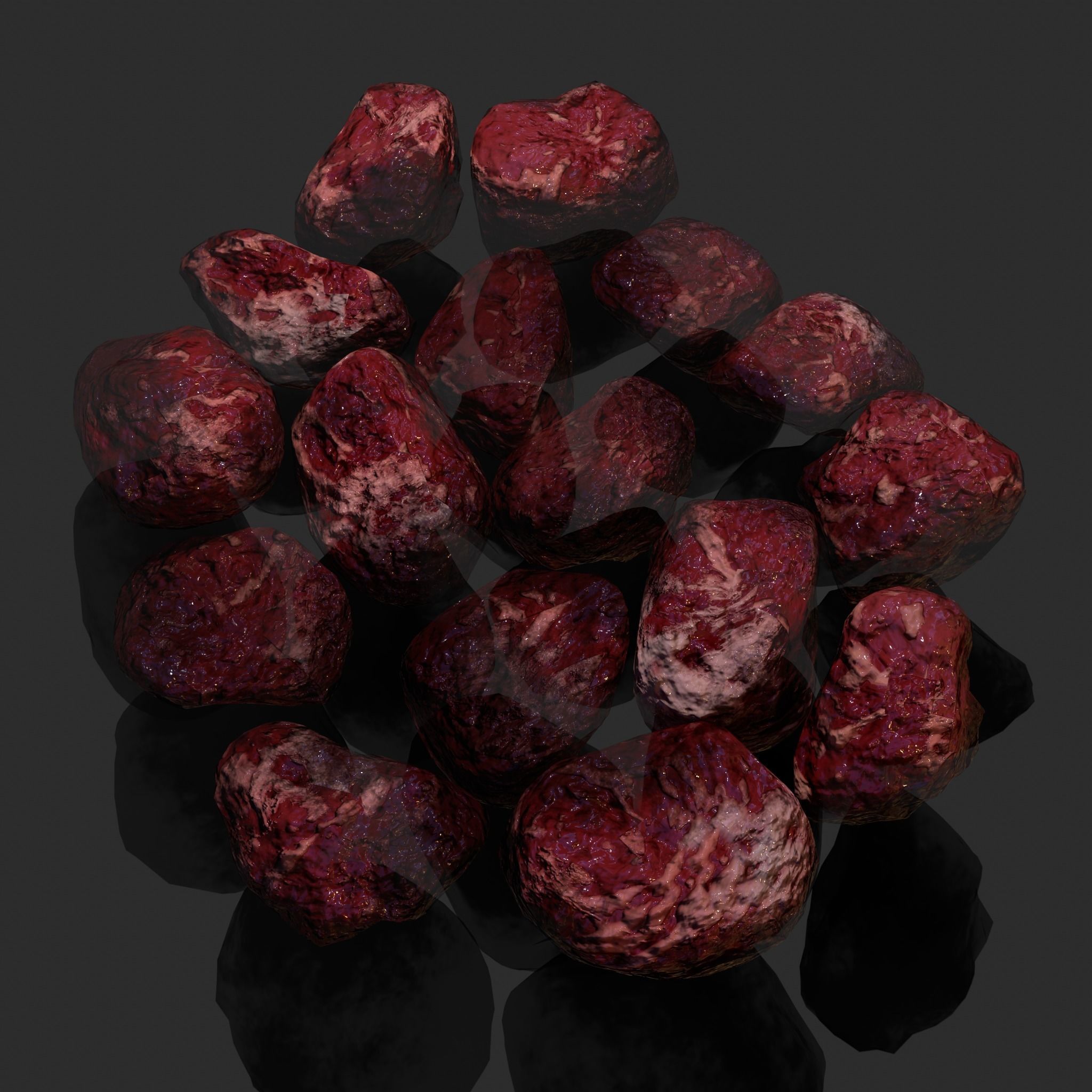 Medieval Style Beef Soup  Low-poly 3D model_18