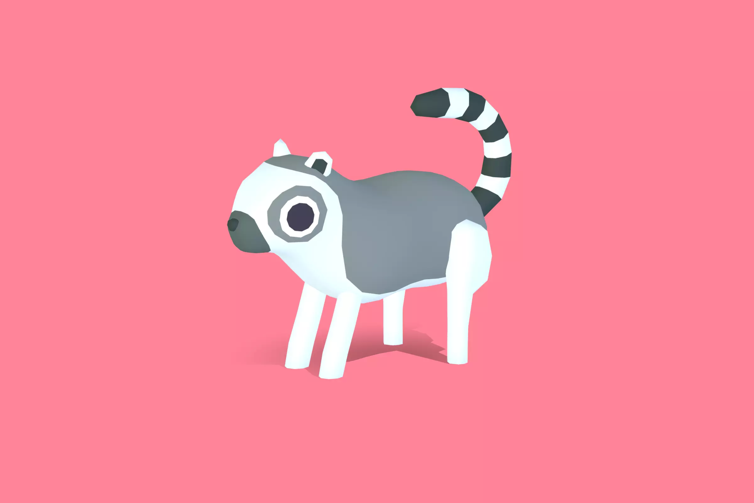 Lemur - Quirky Series Low-poly 3D model