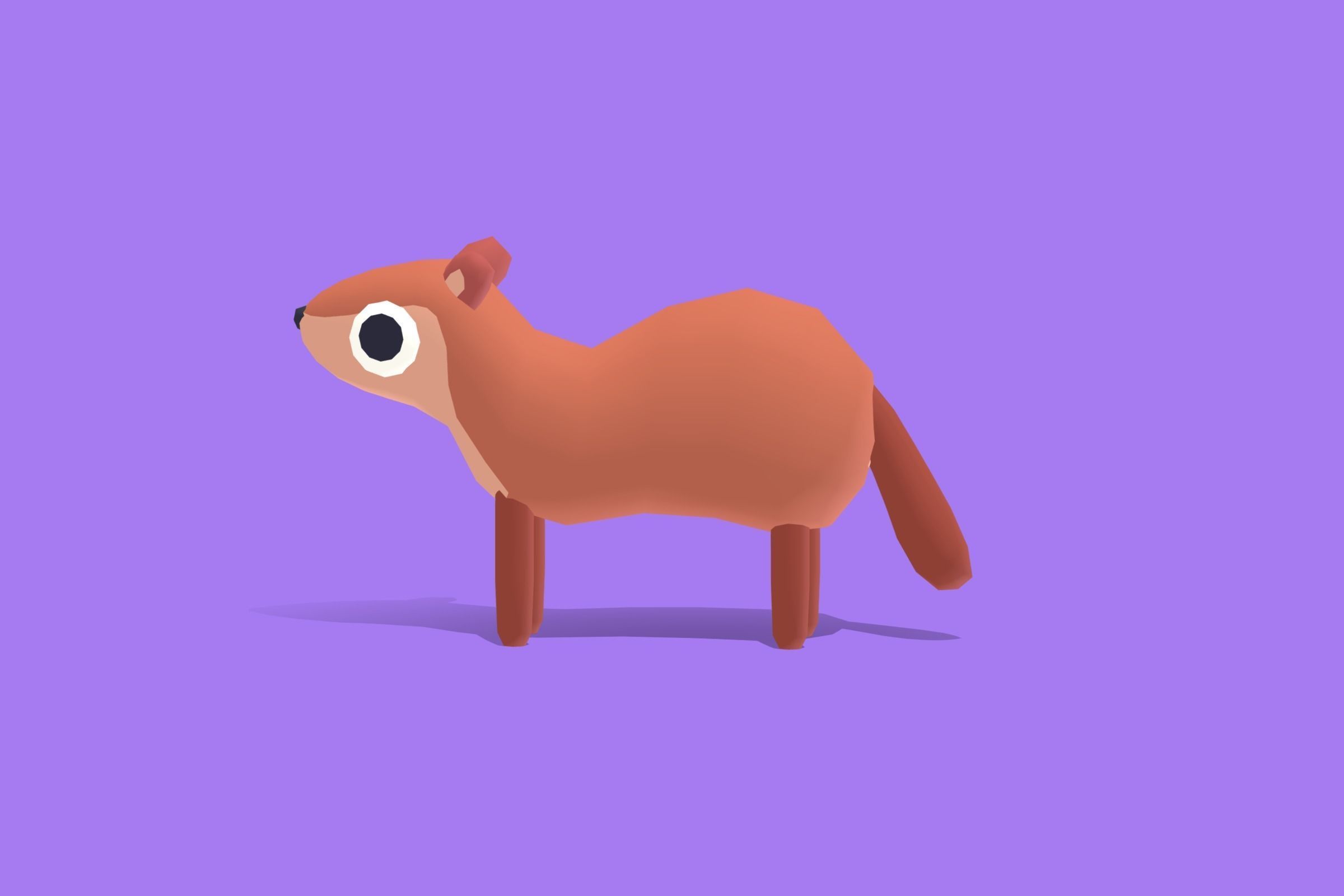 Marten - Quirky Series Low-poly 3D model_2