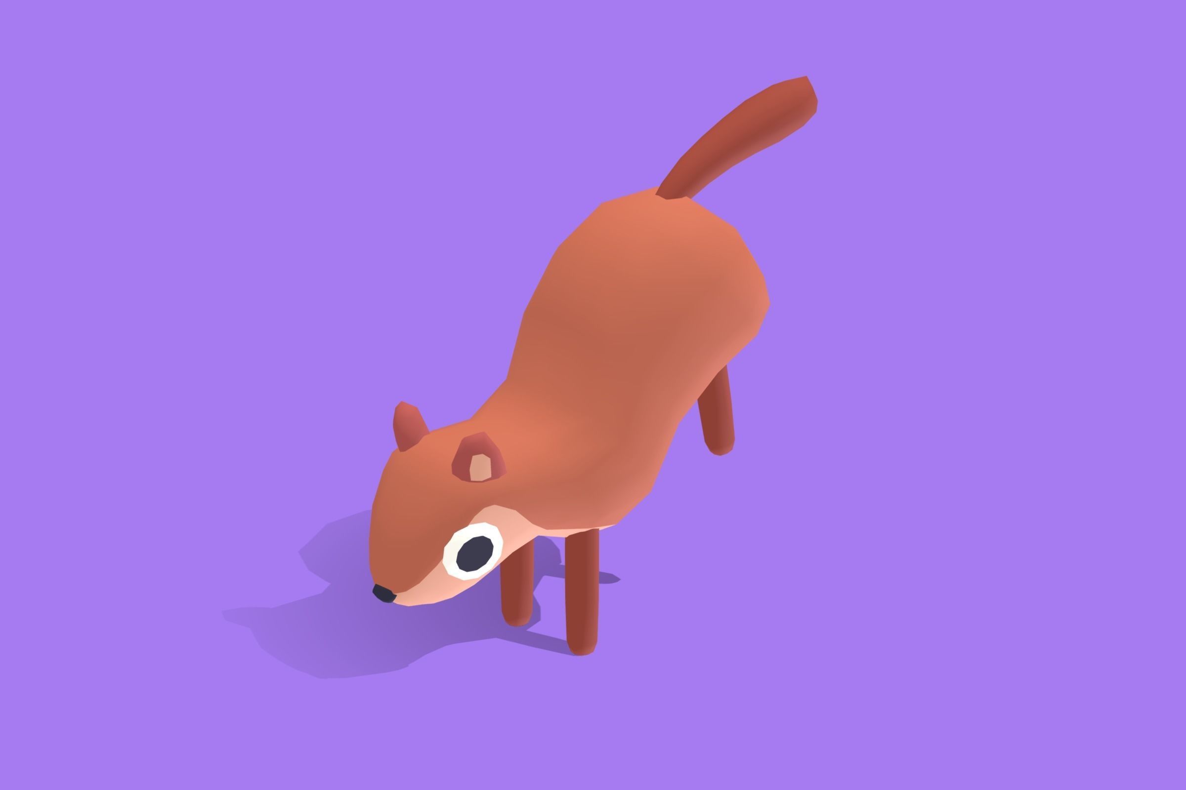 Marten - Quirky Series Low-poly 3D model_5