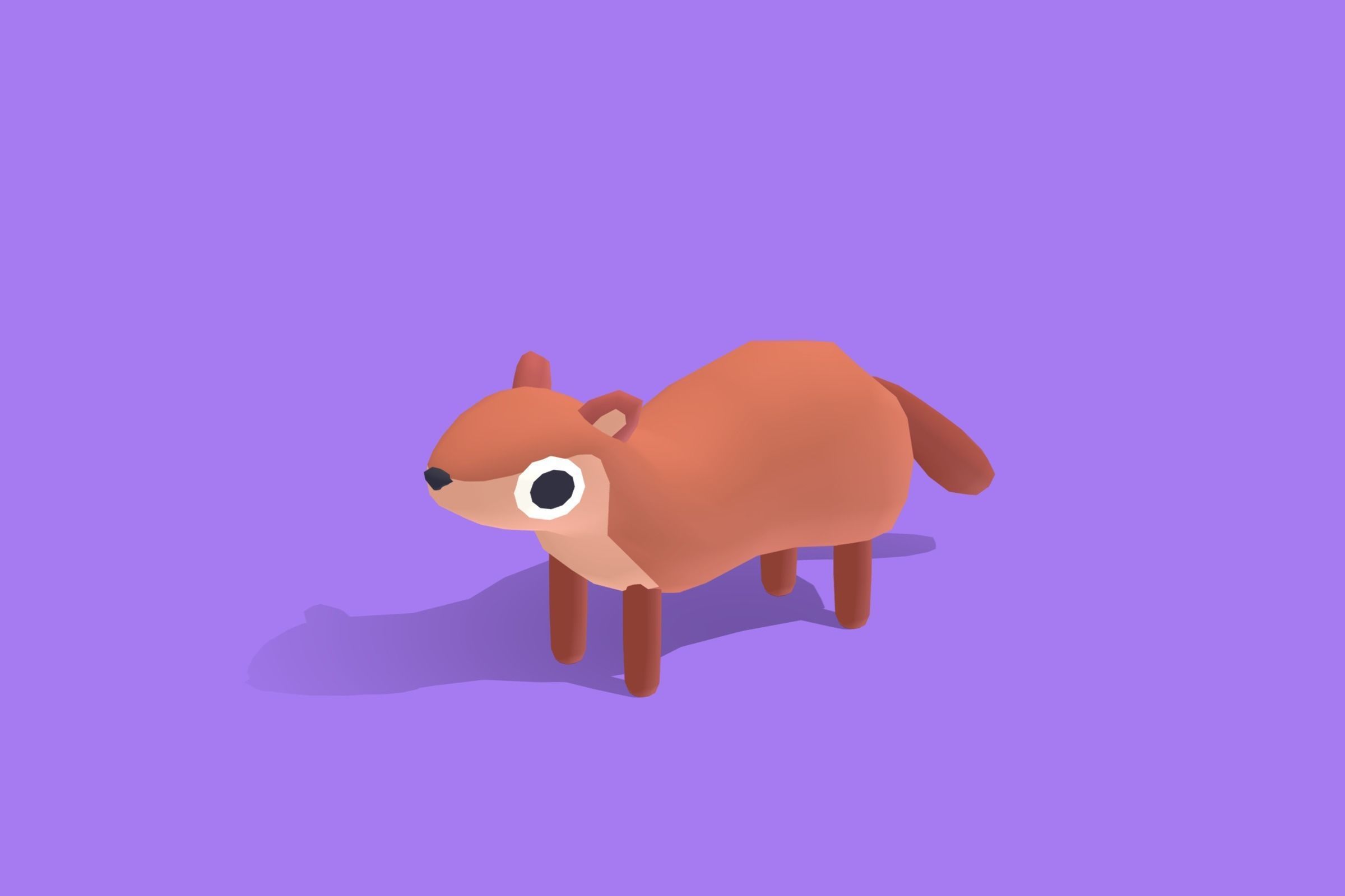 Marten - Quirky Series Low-poly 3D model_6