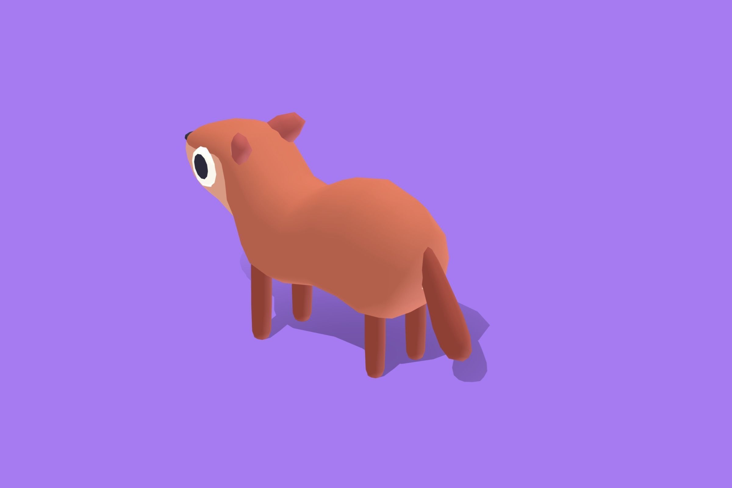 Marten - Quirky Series Low-poly 3D model_1