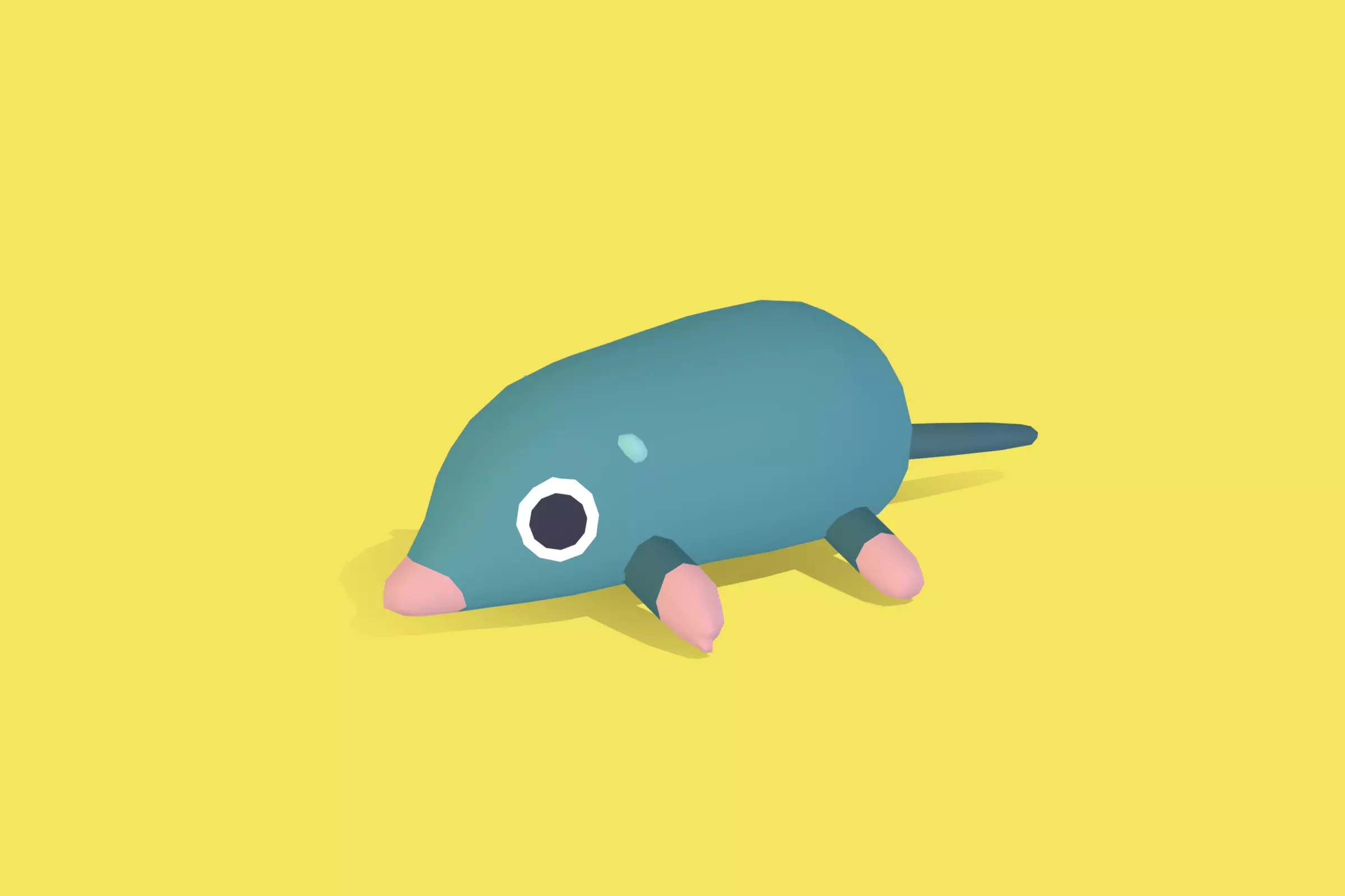 Mole - Quirky Series Low-poly 3D model