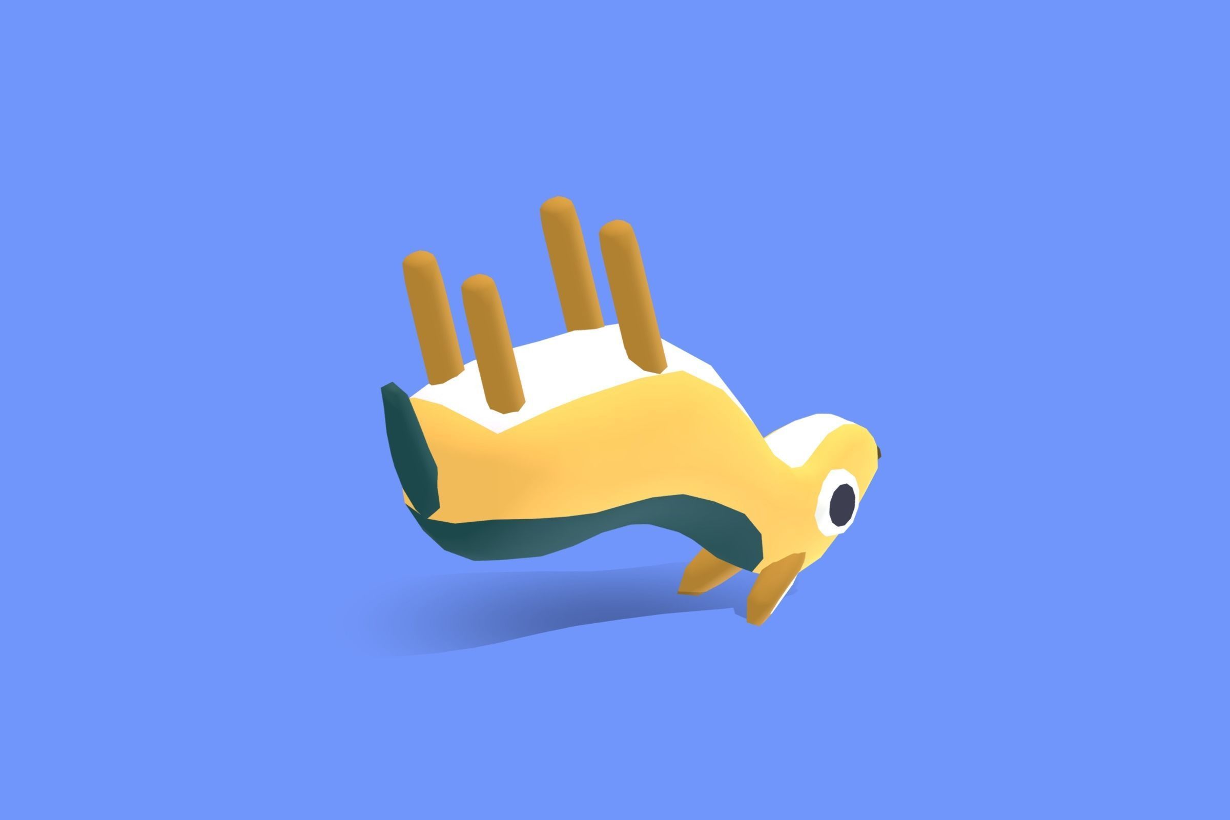 Jackal - Quirky Series Low-poly 3D model_7