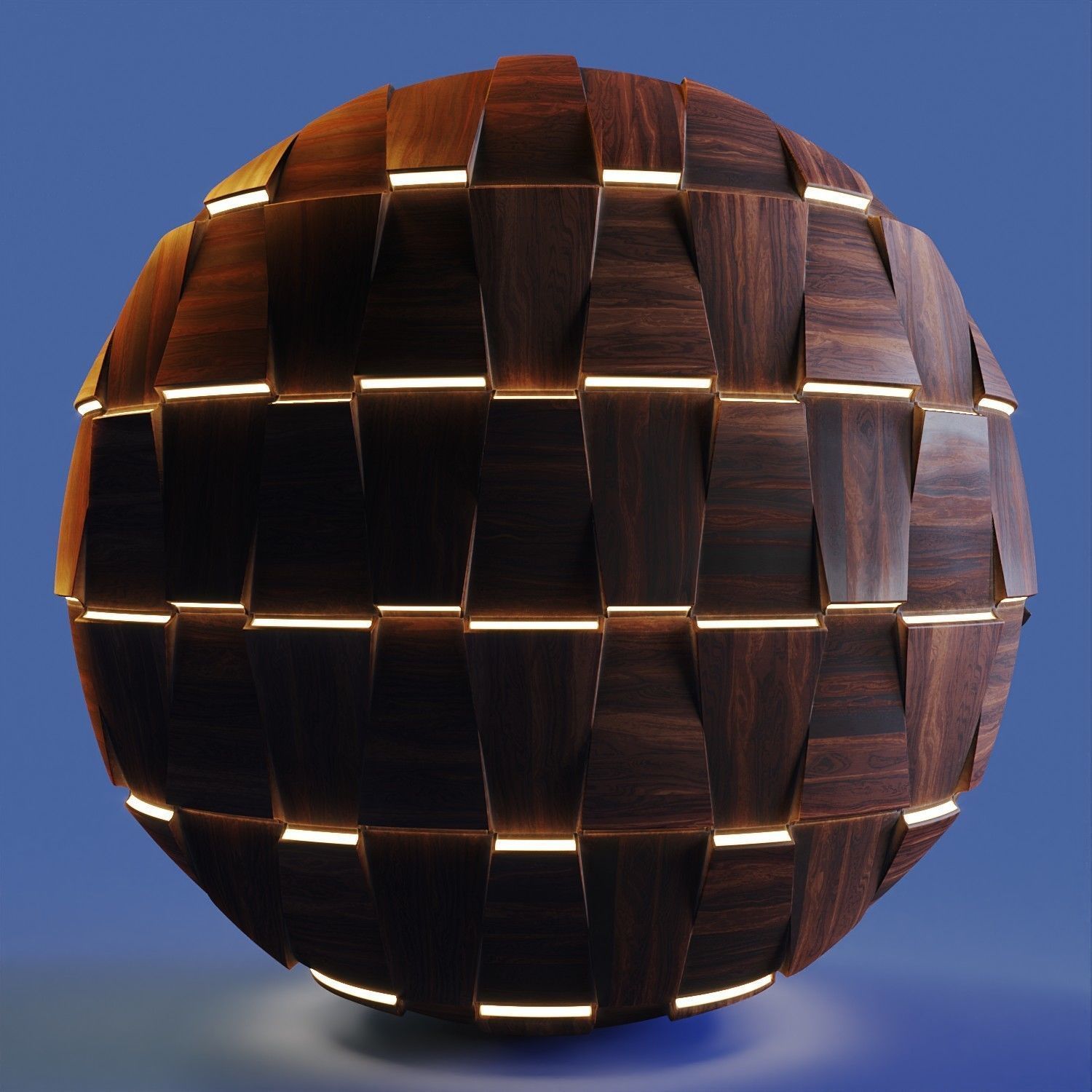20 Wooden 3D Panel Materials - 05 - PBR - 4K - Seamless Low-poly 3D model_72