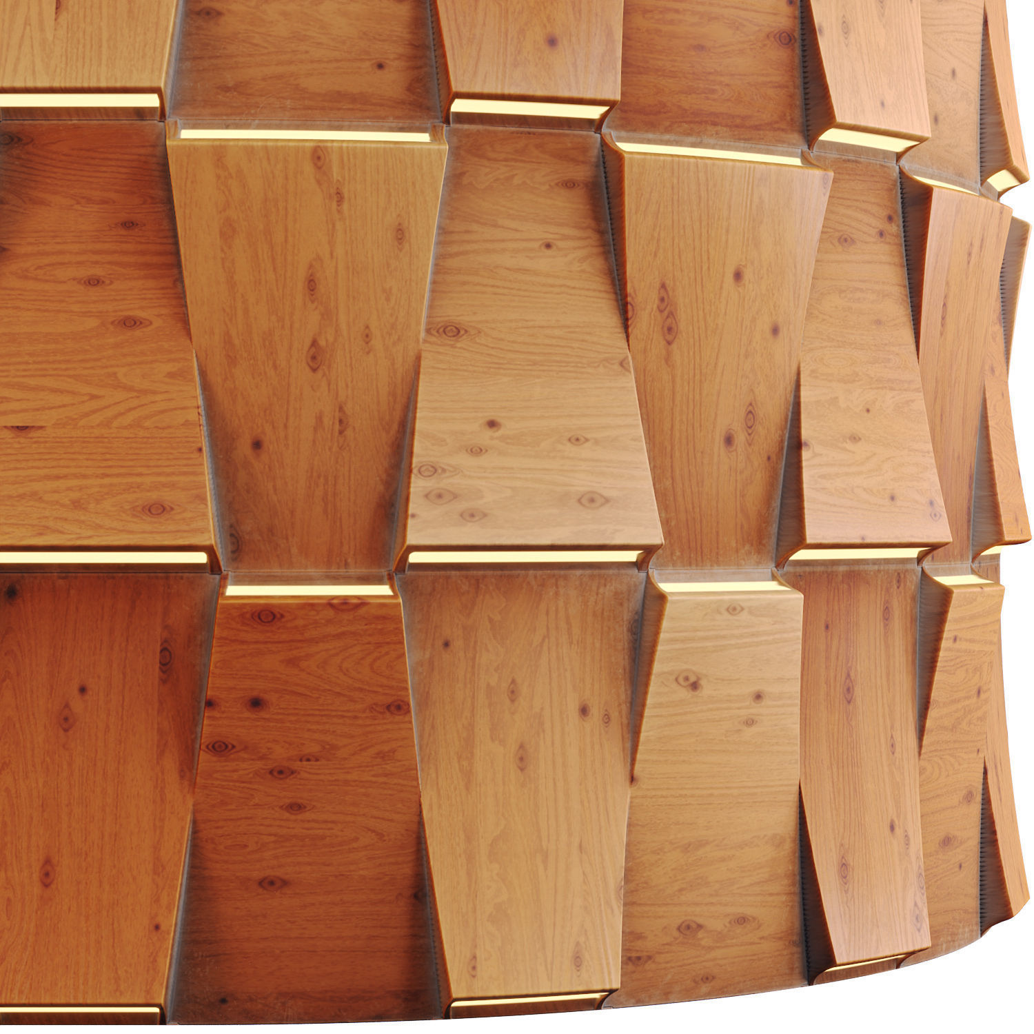 20 Wooden 3D Panel Materials - 05 - PBR - 4K - Seamless Low-poly 3D model_80