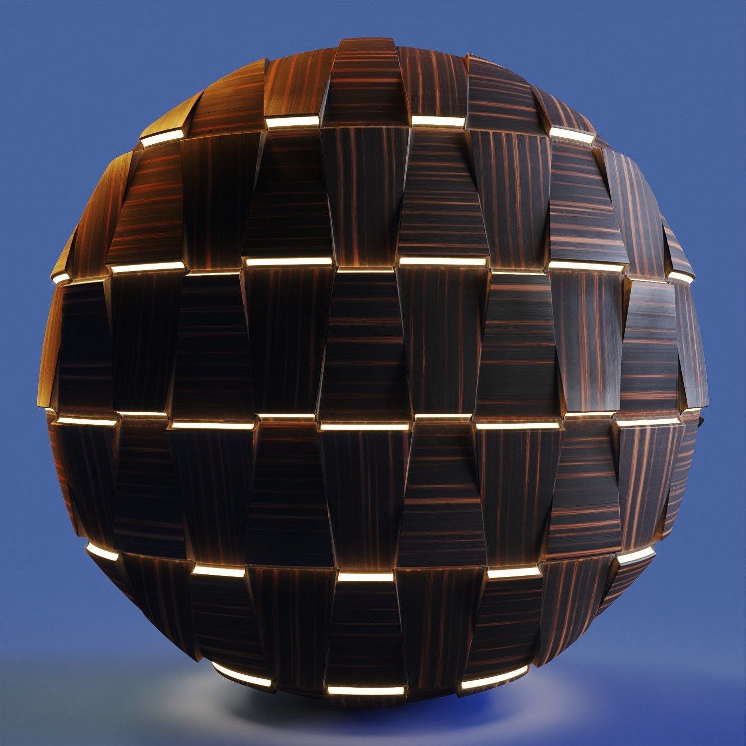 20 Wooden 3D Panel Materials - 05 - PBR - 4K - Seamless Low-poly 3D model_71