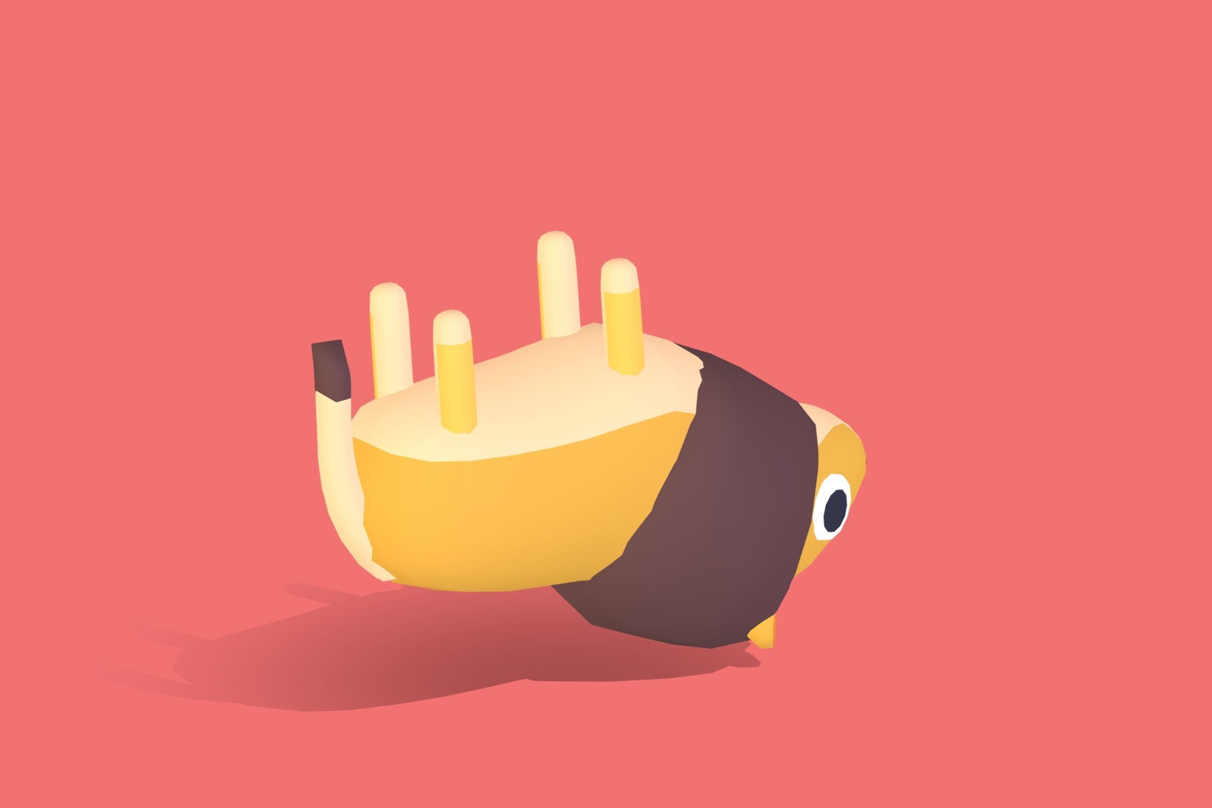 Lion - Quirky Series Low-poly 3D model_5