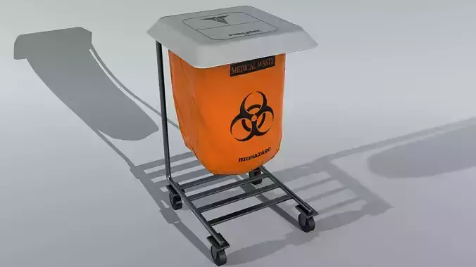 Stand Medical Waste Bin PBR