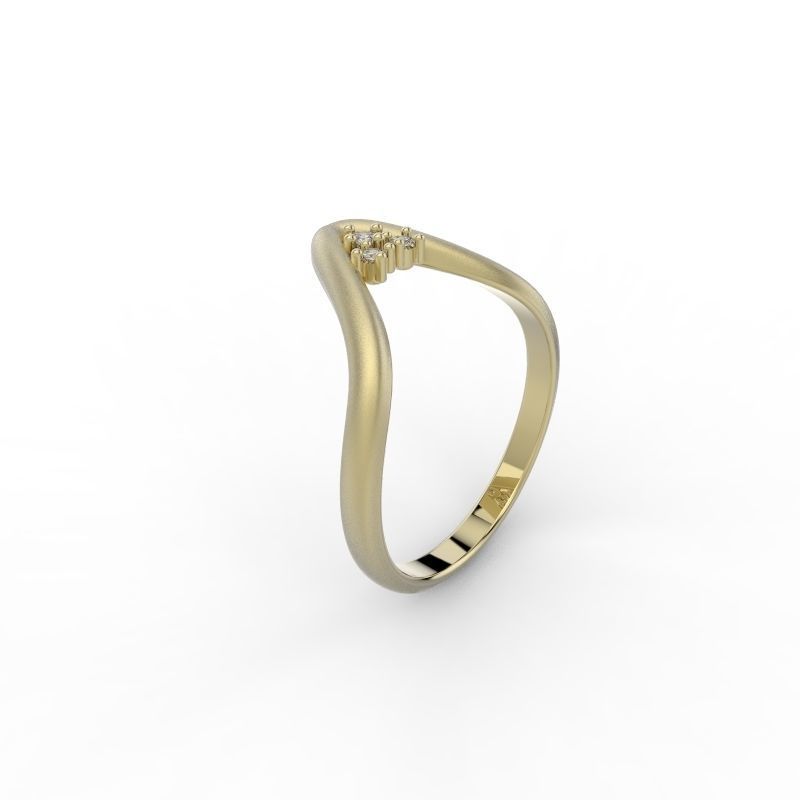 Ring light metal wave movement 3D print model_14