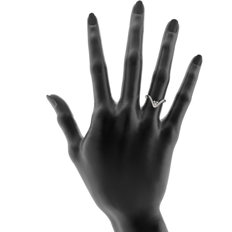 Ring light metal wave movement 3D print model_2